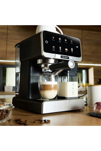 NO BRAND Yoer +LED 20 bar 1350W Espressor automat cu presiune +THERMOBLOCK