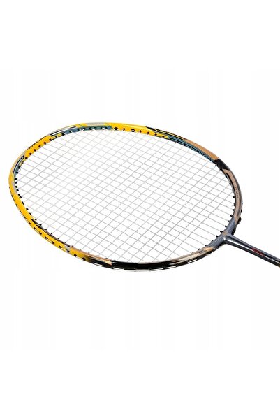 Nilsport Set de rachete din grafit în husă + Fluturași din pene pentru badmin...