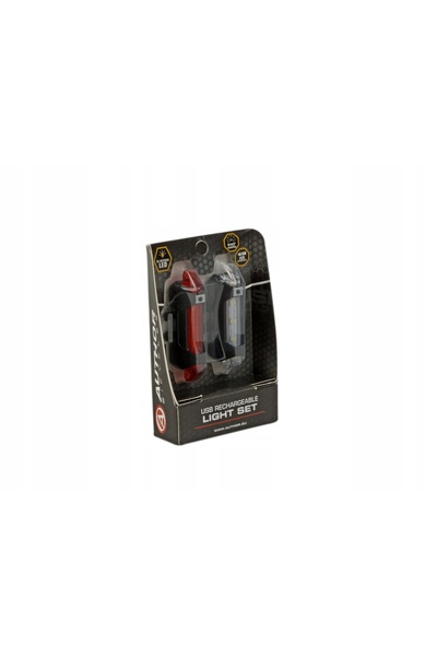 NO BRAND LAMPKI AUTHOR STAKE MINI USB set complet de lumini pentru bicicletă,...