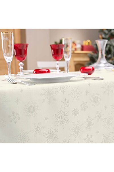 Douceur D'INTERIEUR FAȚĂ DE MASĂ DE CRĂCIUN JACQUARD POLIESTER 140 X 300 CM A...
