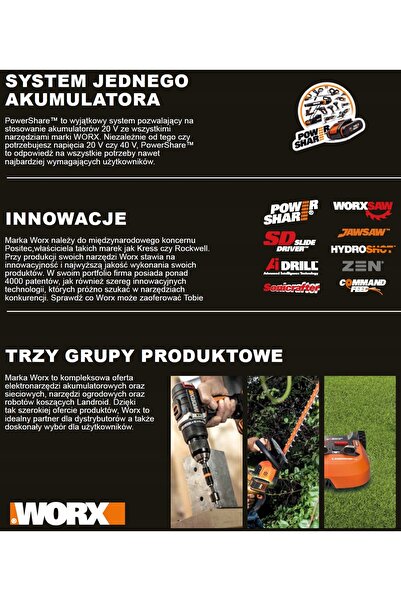 NO BRAND Polizor multifuncțional WORX WX661.1 950W 230V