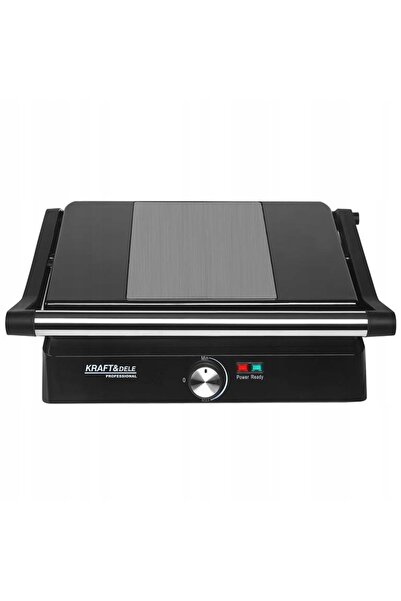 Kraft&dele Grătar electric puternic de 2400W pentru panini și sandvișuri, tip...