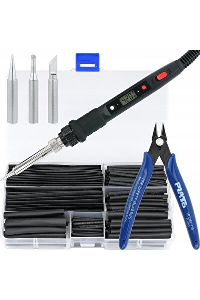 Reball KIT FIER DE LIPIT DE 80W + CLEȘTE DE TĂIAT PLASTIC + TUBURI TERMOCONTR...