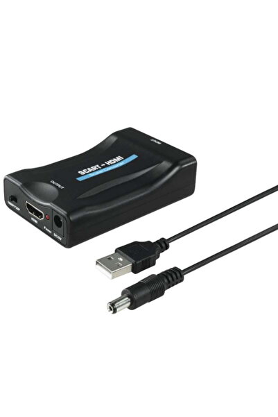 NO BRAND Adaptor convertor Hama Scart la HDMI Full HD