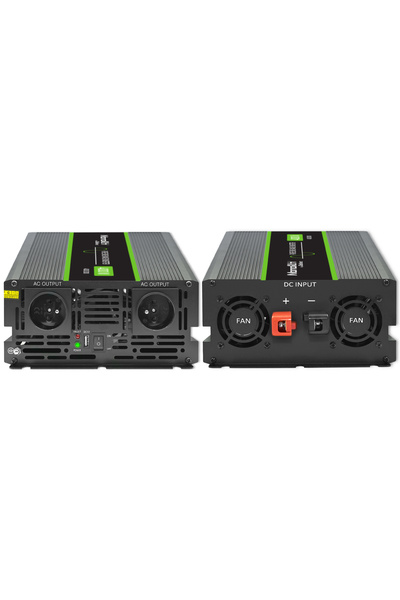 Qoltec INVERTOR AUTO UNGURĂ SINUSOIDALĂ PURĂ 12V 2000W / 4000W USB