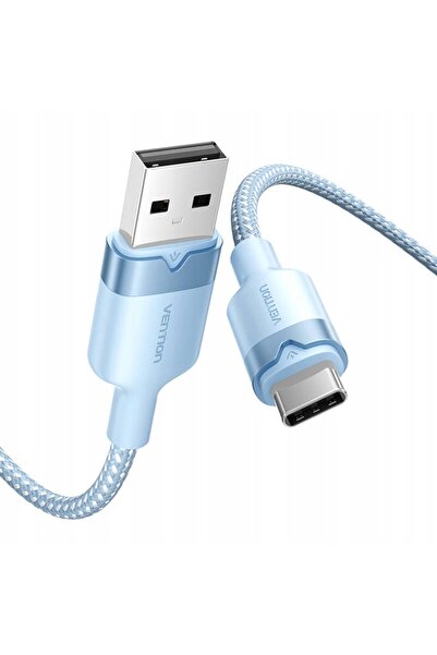 NO BRAND Cablu VENTION USB 2.0 A la USB-C 3A pentru smartphone-uri 1M Transfe...
