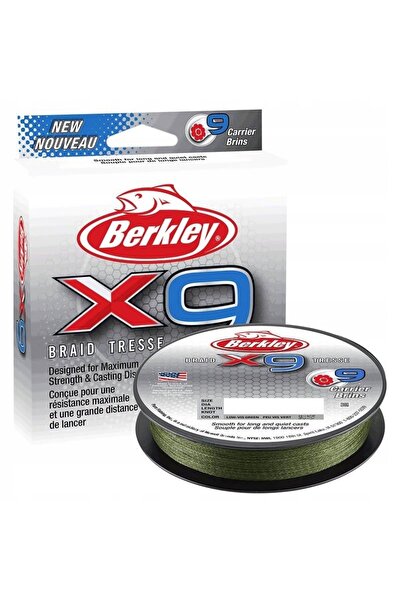 BERKLEY Plecionka X9 Braid 0,10mm 300m Verde