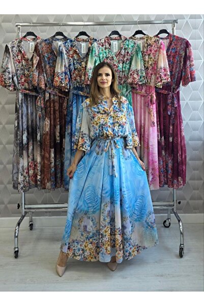 MAXORA SHOP Дива свободна рокля - Розова