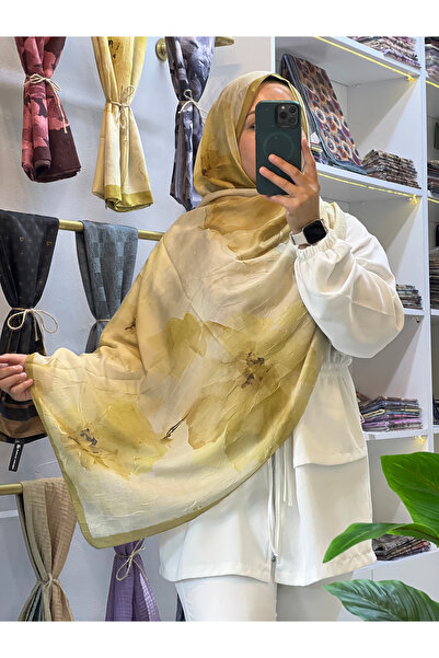 erabel scarfs Desenli Bambu Kraş Şal