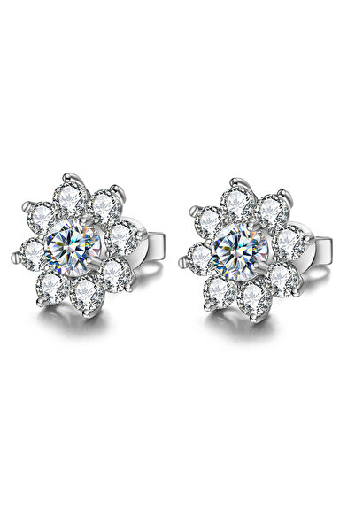 Choice 0.5 Carat Moissanite Silver Dazzlight 0.5CT Real Moissanite Diamond Fl...