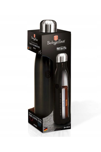 NO BRAND TERMOS, STICLĂ, CANĂ TERMICĂ DIN OȚEL INOXIDABIL, 500 ml