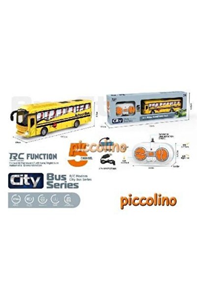 CasaDesteapta.ro RC Училищен автобус с 5 функции, светлини, USB - Играчка за ...