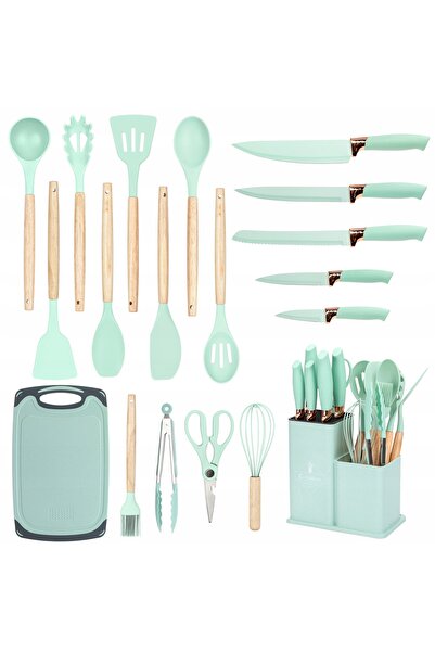 NO BRAND SET DE CUȚITE SET DE BUCĂTĂRIE ACCESORII 19 Piese UTENSILE DE BUCĂTĂ...