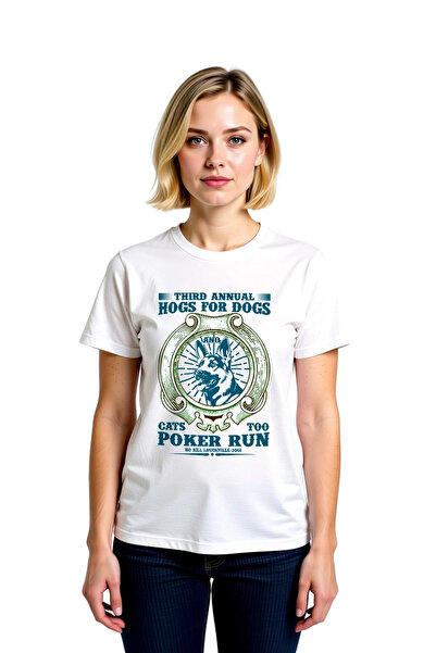PayBuy Tricou cu imprimeu vintage cu tematică Animal Love pentru femei, conce...