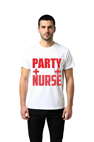 PayBuy Men's Healthcare Worker Nurse Themed Printed T-Shirt Relaxed Fit Casua...
