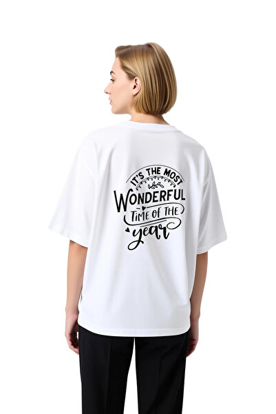 PayBuy Women's Oversize T-Shirt the Most Beautiful Time of the Year Printed S...