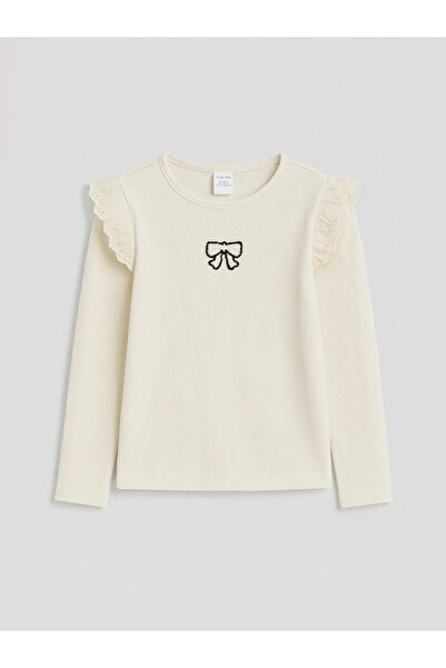 LC Waikiki Embroidered Girls' T-Shirt 2-Pack