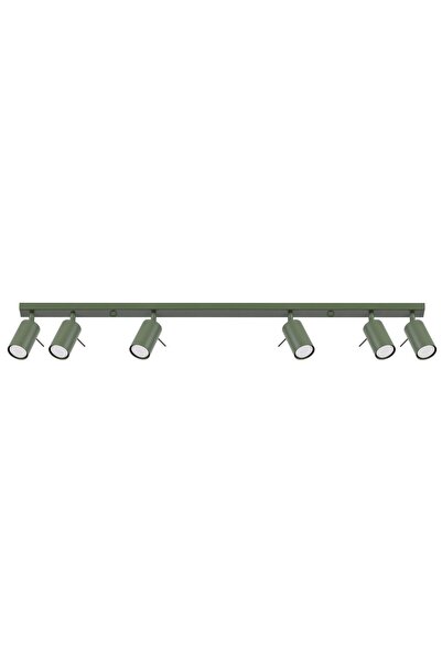 SOLLUX RING 6L plafonieră verde măsliniu