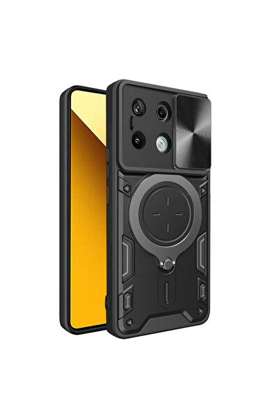Techsuit Калъф за Xiaomi Redmi Note 13 5G, CamGuard Pro, синьо-черен