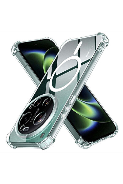 Techsuit Husă pentru Xiaomi 17 Ultra, Antișoc, din Silicon Transparent, MagSa...