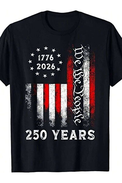 NOURAM 1776-2026: نحتف بالذكرى 250 عامًا من الاستقلال الأمريكي. تي شيرت We Th...
