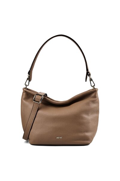 Abro Geantă de umăr Ebony din piele naturală 30 cm