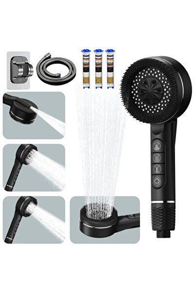Generic Brand Para dus filtranta 4 moduri, kit furtun 1.5m, G1/2, economie 30...