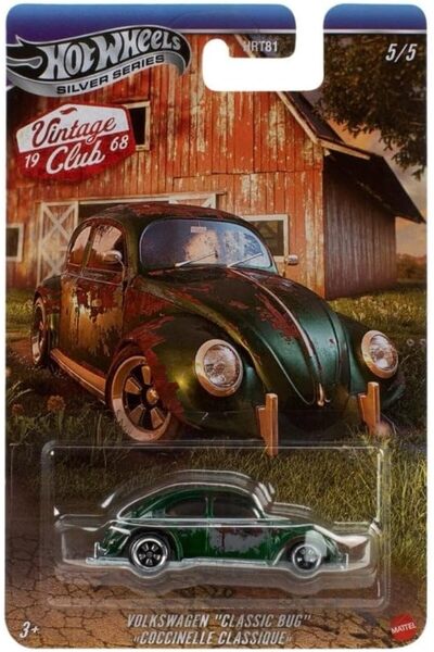 HOT WHEELS Silver Series Vintage Club 1968 Volkswagen Classic Bug