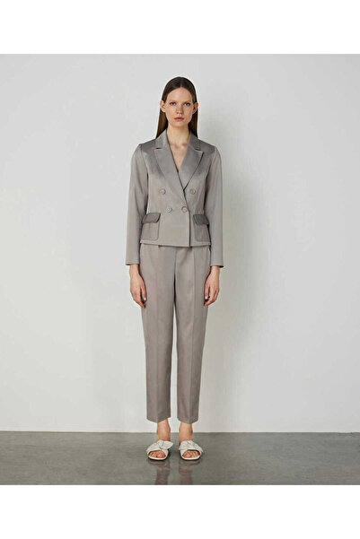 Machka Geniş cepli gabardin blazer
