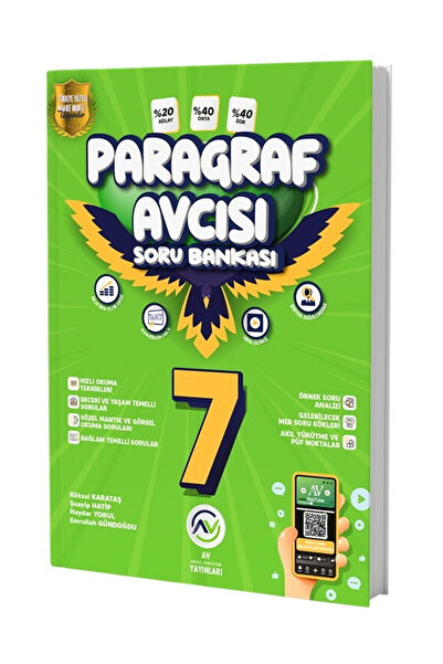 Av Akıllı Versiyon Yayınları Av Yayınları 7. Sınıf Paragraf Soru Avcısı Soru ...