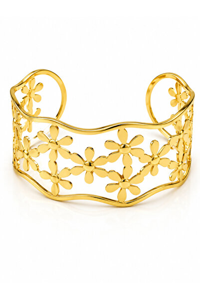 BELLA CİAO Gold-Tone Cuff Bracelet – Design 19