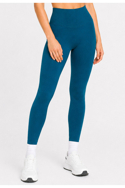 Formactive Petrol Blue Push up Seamless Women's Sports Leggings 1920-1950-Tyt