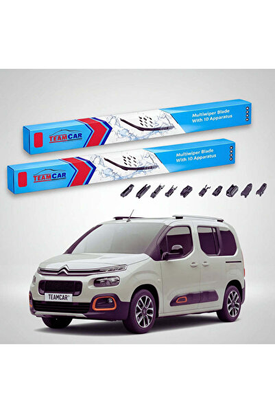 TEAMCAR Wipers Citroën Berlingo Gen III (K9) MPV 2018-present | Front Set Fla...