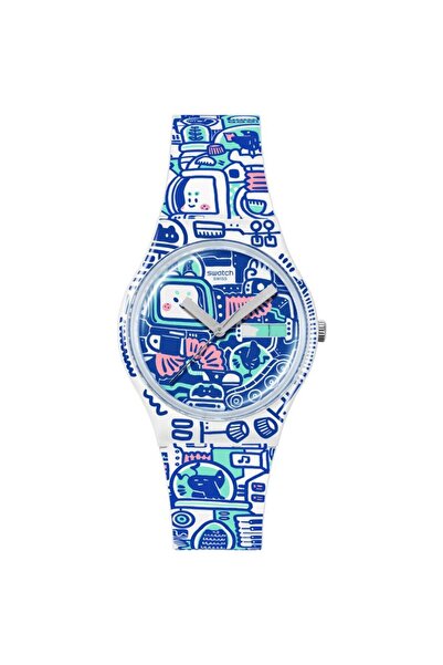 Swatch SO28Z702 'Bao Ho' B-Bot Unisex Kol Saati