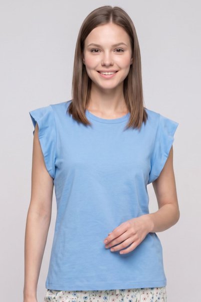 R&B Printed Short Sleeves Pyjama Set