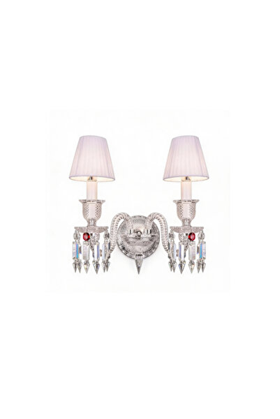 Siera Classic Crystal Baccarat Double Wall Lamp 9031-2 B