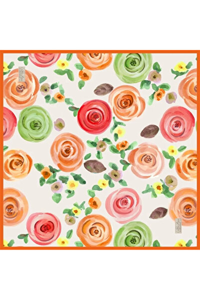 LA BOUTIQUE Labouti̇que Sura Silk Scarf 243502 Otlt