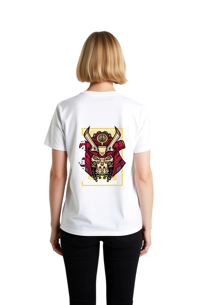 PayBuy Tricou pentru femei cu imprimeu artistic cu craniu de robot și coarne