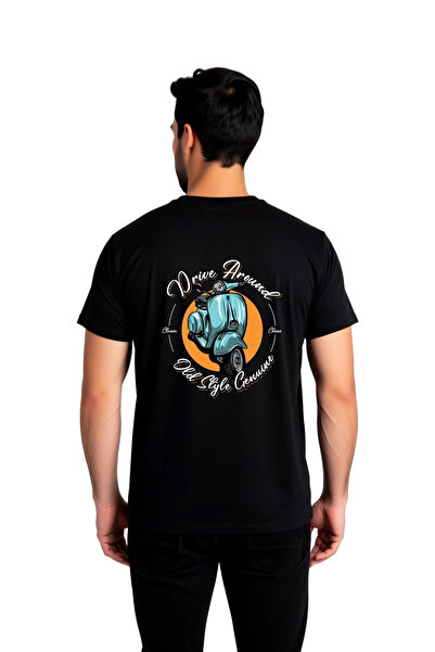 PayBuy Retro Scooter Classic Style Printed Men's T-Shirt
