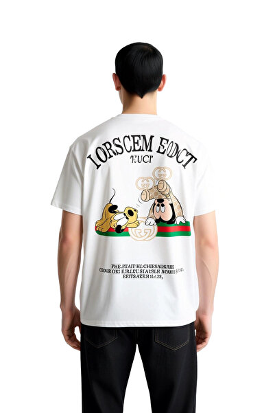 PayBuy Men's Cartoon Characters Printed Relaxed Fit Short Sleeve T-Shirt 100%...