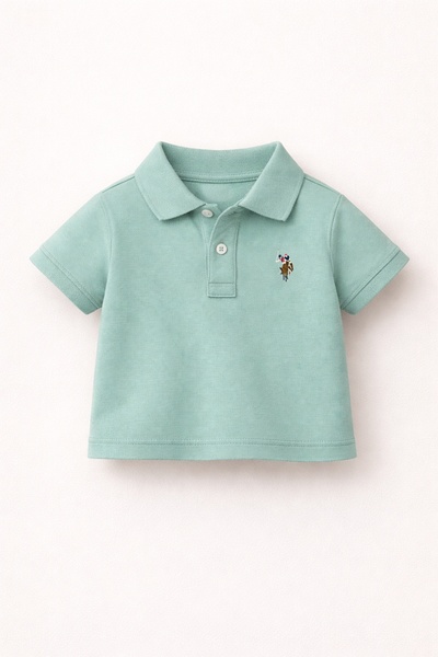 U.S. Polo Assn. يو اس بولو اسن تي شيرت للأطفال بأكمام قصيرة 6 أشهر 3 سنوات