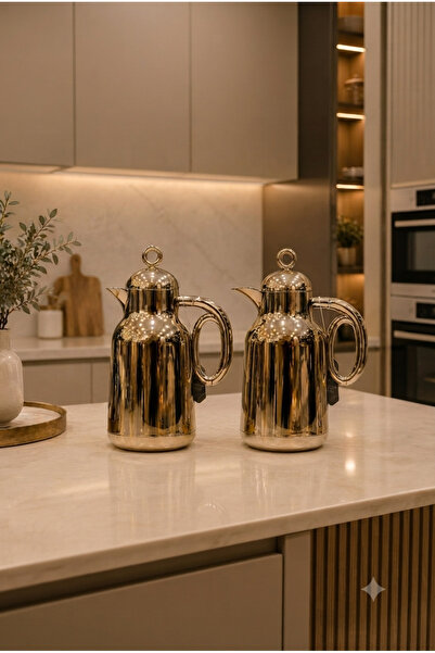 Generic Trams Hospitality Tea & Coffee Set Plastic and Glass Inside 1+1 Ltr. ...
