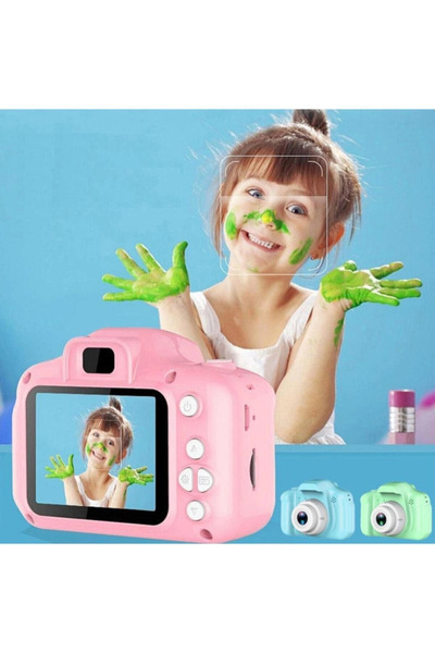 Genel Markalar Mavi dijital fotoğraf makinesi 2.0 inç ekran 1080p SD kart destekli 10-15 MP 1-15x zoom
