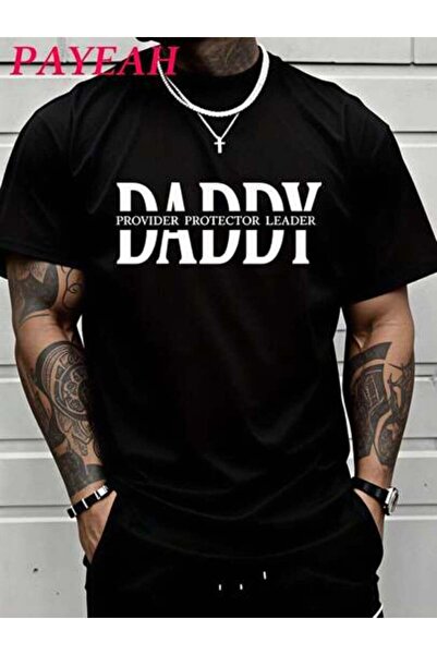 LİNA06 ملابس صيفية للرجال، تي شيرتات برسومات جرافيكية من Daddy Provider Prote...