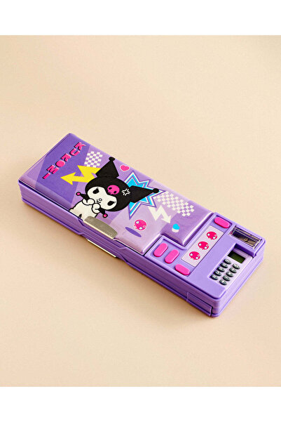 REDTAG Girls Purple Kuromi Toy Phone Pencil Case with Calculator