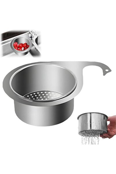 STARSTAR Stainless steel swan sink drain basket, silver