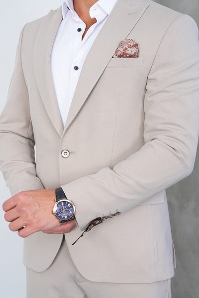 GustmanModa سترة بيج سليم صالح