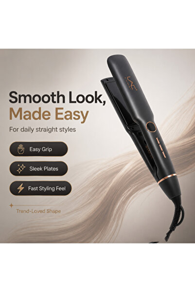 Generic Brand Professional Ceramic Hair Flat Iron, Trend‑Loved Easy‑Grip Hair...