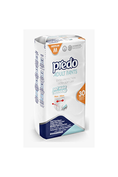 PREDO Scutece tip chilot pentru adulți Predo, 30 buc/set Marimea M,talie 85-1...