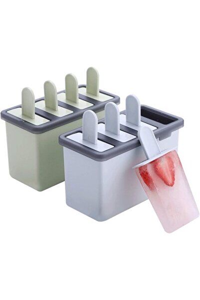STARSTAR Popsicle mold set (2 pieces), plastic, suitable for making homemade ...